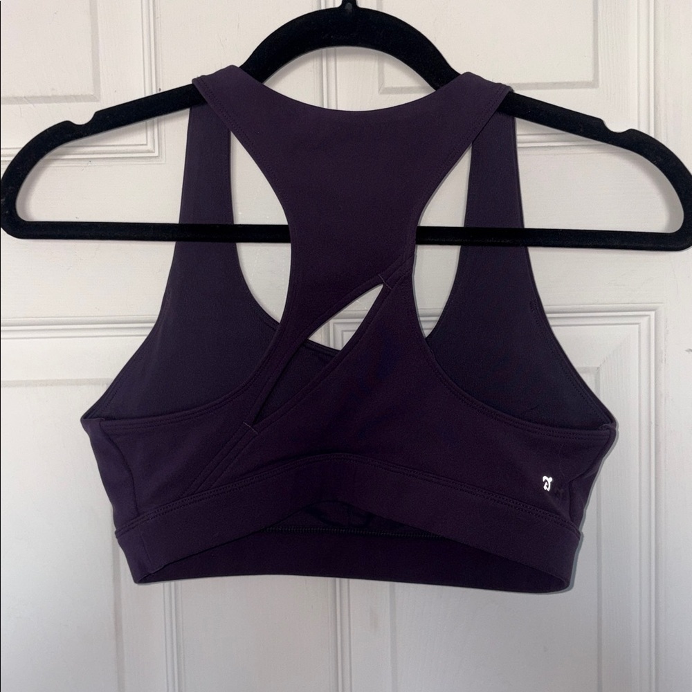 Peloton Racerback Together We Go Far Purple Sports Bra Size S — image 4 of 7